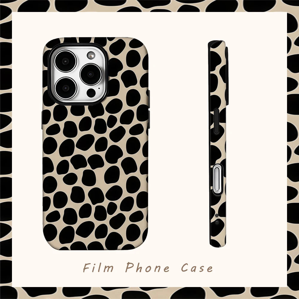 Lost in Spots Phone Case for IPhone 16 15 14 13 12 11 X XS XR XSMAX 7 8 Pro Max Plus Double-layer Back Cover