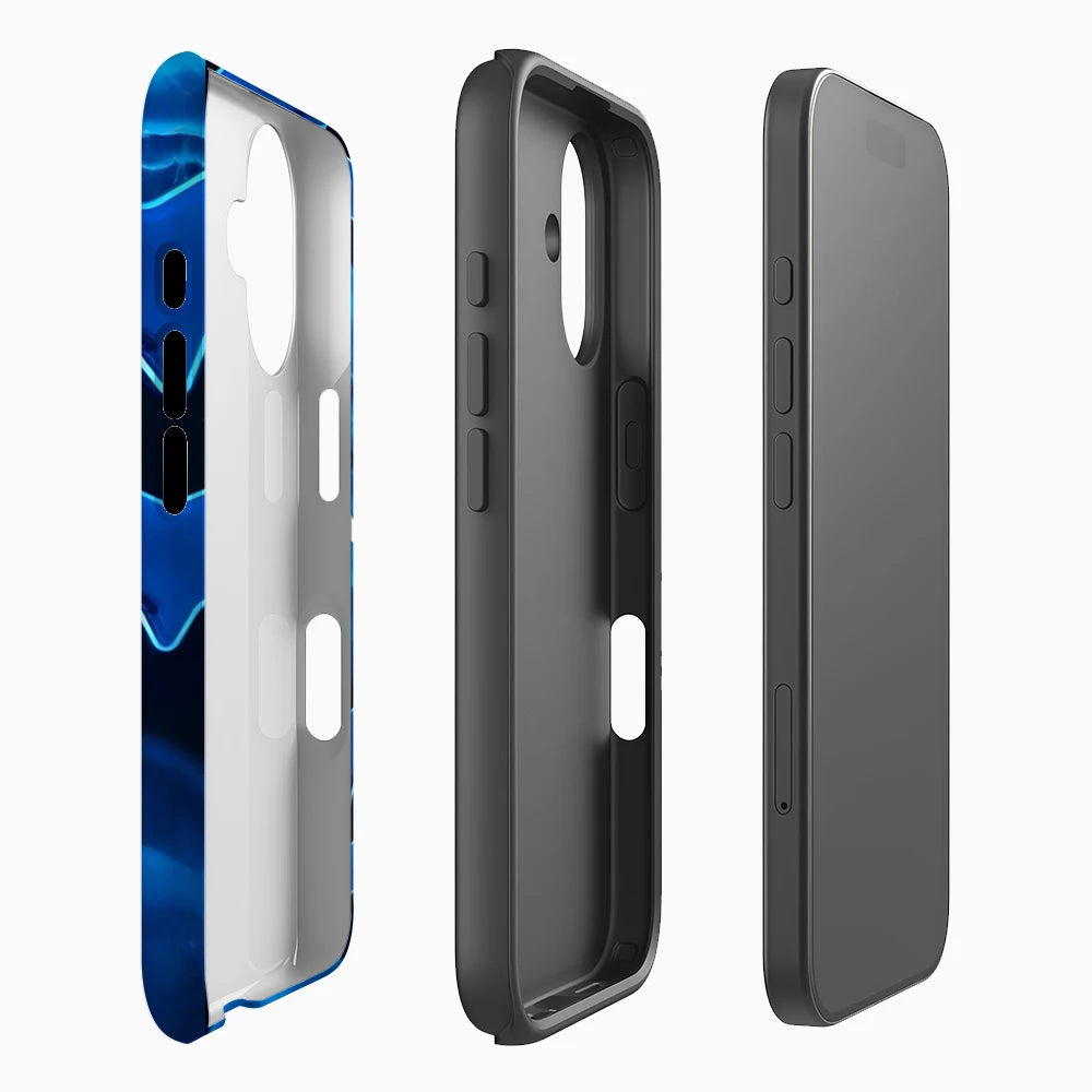 Blue Jellyfish & Stars IPhone17 Must-Haves Phone Case for IPhone 17 16 15 14 13 12 11 Pro Max Plus Double-layer Back Cover