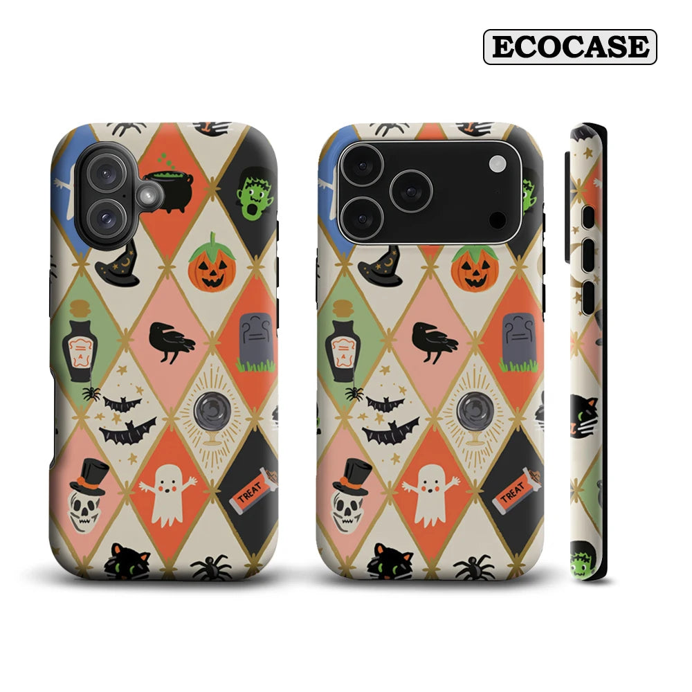 Cute Halloween Icons IPhone17 Must-Haves Phone Case for IPhone 17 16 15 14 13 12 11 Pro Max Plus Double-layer Back Cover