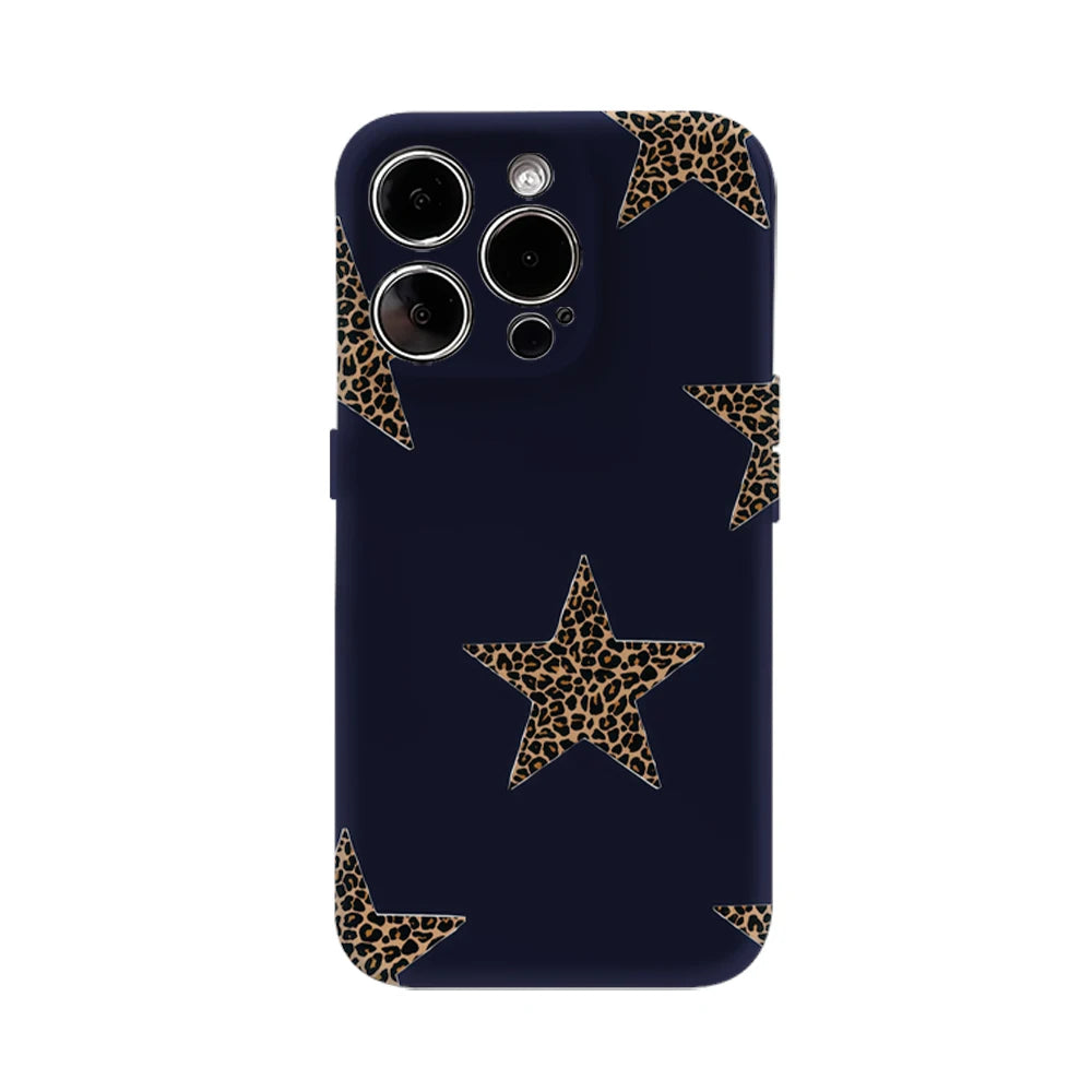 Leopard Starry Night IPhone17 Must-Haves Phone Case for IPhone 17 16 15 14 13 12 11 Pro Max Plus Double-layer Back Cover