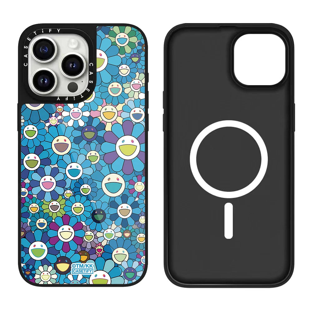 Sunflower Series Crystal Glaze Craft iPhone 17Pro Max Case Compatible for iPhone 17/16/15 - Durable Phone Cover