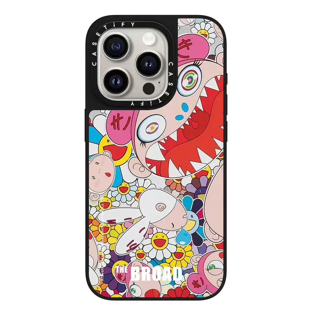 The Sunflower Series iPhone16ProMax phone case is compatible for 15Pro/16Plus Mirror 12 Trendy.