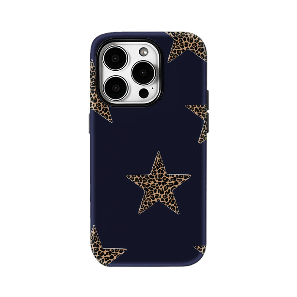Leopard Starry Night IPhone17 Must-Haves Phone Case for IPhone 17 16 15 14 13 12 11 Pro Max Plus Double-layer Back Cover
