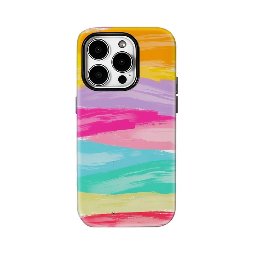 Vibrant Paint Strokes IPhone17 Must-Haves Phone Case for IPhone 17 16 15 14 13 12 11 Pro Max Plus Double-layer Back Cover