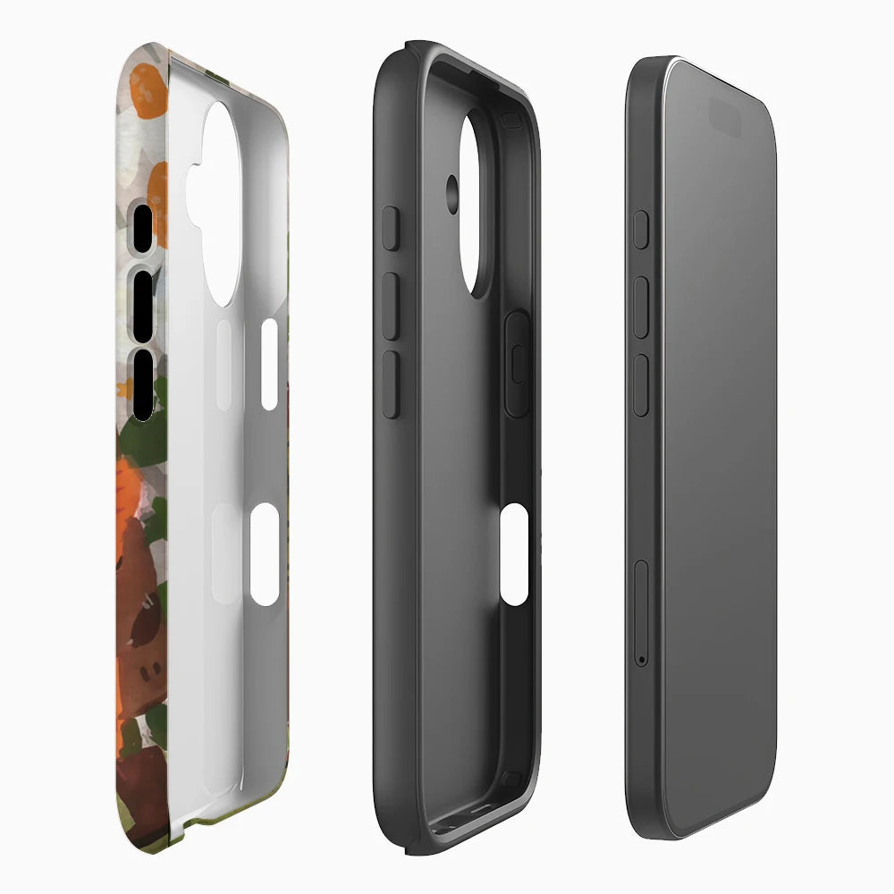 Frog Friends in The Rain IPhone17 Must-Haves Phone Case for IPhone 17 16 15 14 13 12 Pro Max Plus Double-layer Back Cover