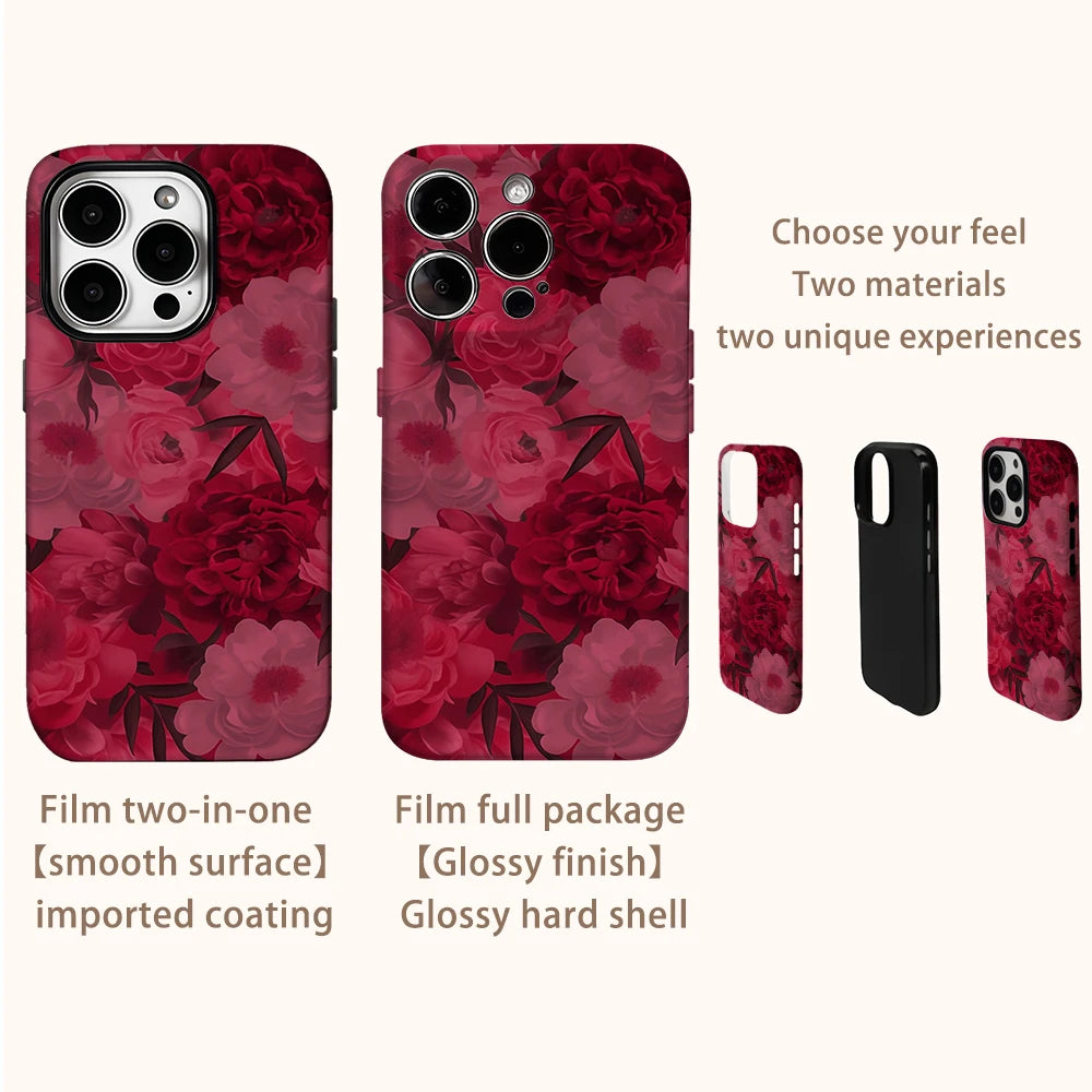 Romance Novel Phone Case for IPhone 16 15 14 13 12 11 X XS XR XSMAX 7 8 Pro Max Plus Double-layer Back Cover
