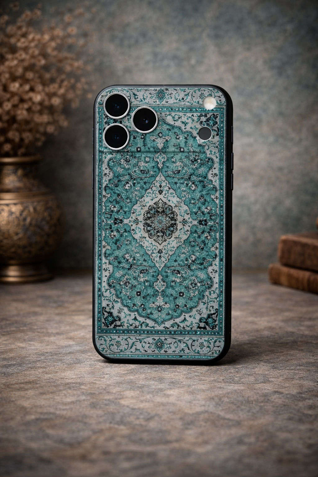 Vintage Carpet Pattern Phone Case Timeless Heritage Design
