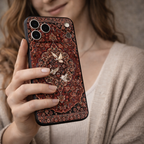 Vintage Medallion Carpet Phone Case with Dove Detail