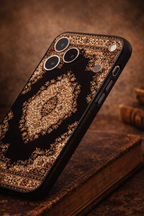 Classic Oriental Carpet Pattern Phone Case Timeless Heritage Design for iPhone