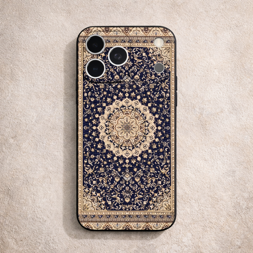 Persian Heritage Phone Case Vintage Carpet Design Protective Case