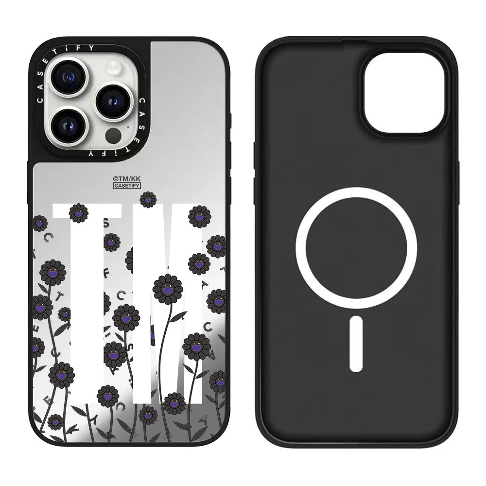 Magnetic Sunflower Series iPhone 17 pro Max Case Compatible for iPhone 17/16/15/14 Series Floral Design Mobile Phone Cover