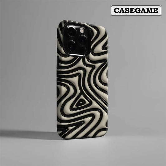 Swirl Art IPhone17 Must-Haves Phone Case for IPhone 17 16 15 14 13 12 Pro Max Plus Double-layer Back Cover INS