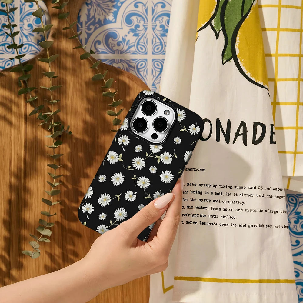 Daisy Daydream Phone Case for IPhone 16 15 14 13 12 11 X XS XR XSMAX 7 8 Pro Max Plus Double-layer Back Cover