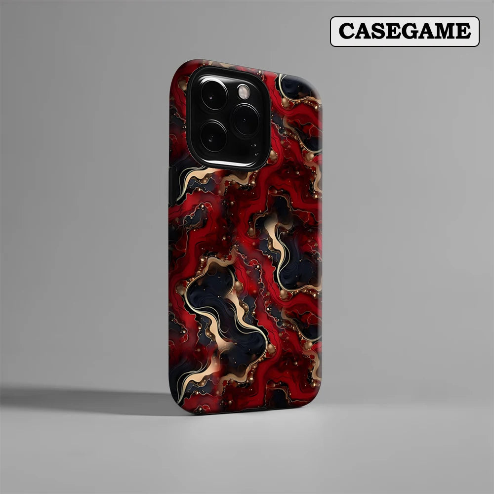 Luxury Waves IPhone17 Must-Haves Phone Case for IPhone 17 16 15 14 13 12 Pro Max Plus Double-layer Back Cover INS