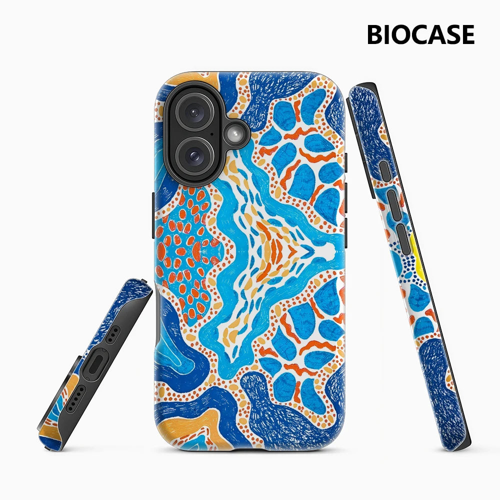 Vibrant Stream IPhone17 Must-Haves Phone Case for IPhone 17 16 15 14 13 12 11 Pro Max Plus Double-layer Back Cover