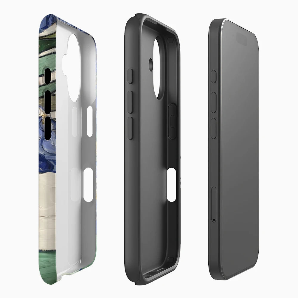 Blue Irises IPhone17 Must-Haves Phone Case for IPhone 17 16 15 14 13 12 16 Pro Max Plus Double-layer Back Cover