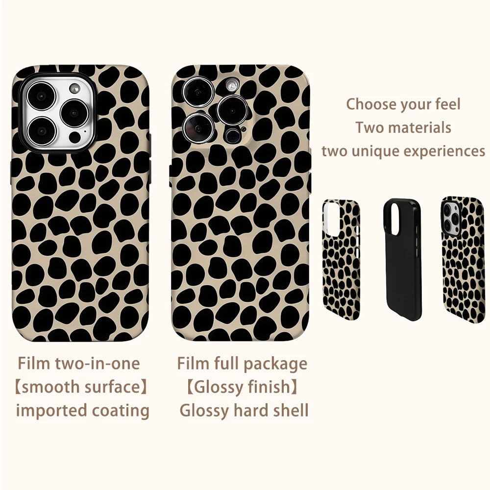 Lost in Spots Phone Case for IPhone 16 15 14 13 12 11 X XS XR XSMAX 7 8 Pro Max Plus Double-layer Back Cover