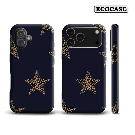 Leopard Starry Night IPhone17 Must-Haves Phone Case for IPhone 17 16 15 14 13 12 11 Pro Max Plus Double-layer Back Cover