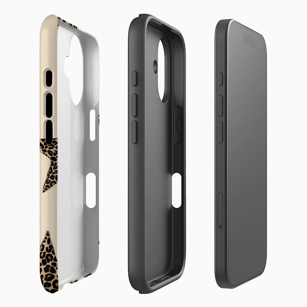 Leopard Print Stars IPhone17 Must-Haves Phone Case for IPhone 17 16 15 14 13 12 Pro Max Plus Double-layer Back Cover