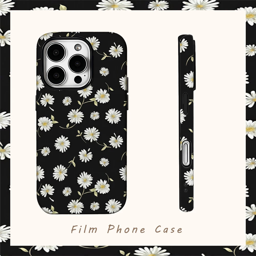 Daisy Daydream Phone Case for IPhone 16 15 14 13 12 11 X XS XR XSMAX 7 8 Pro Max Plus Double-layer Back Cover