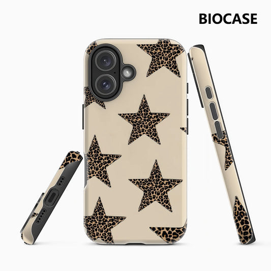 Leopard Print Stars IPhone17 Must-Haves Phone Case for IPhone 17 16 15 14 13 12 Pro Max Plus Double-layer Back Cover