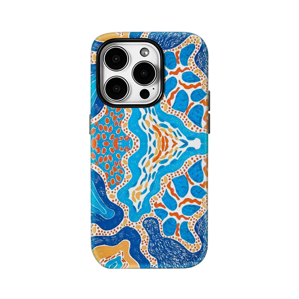 Vibrant Stream IPhone17 Must-Haves Phone Case for IPhone 17 16 15 14 13 12 11 Pro Max Plus Double-layer Back Cover