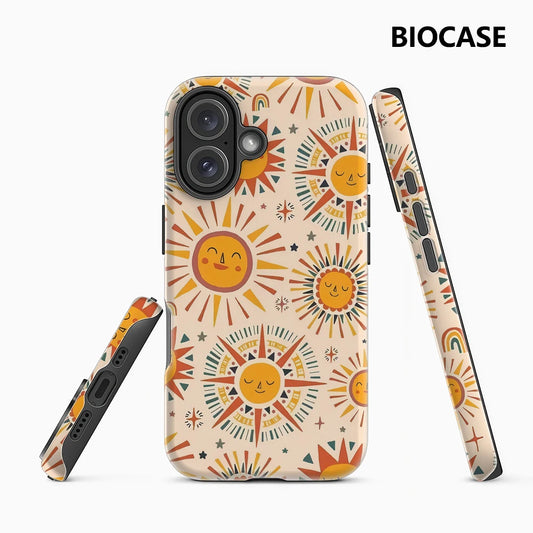 Sunny Faces IPhone17 Must-Haves Phone Case for IPhone 17 16 15 14 13 12 11 Pro Max Plus Double-layer Back Cover