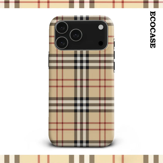 Brown Cloth Pattern IPhone17 Must-Haves Phone Case for IPhone 17 16 15 14 13 12 11 Pro Max Plus Double-layer Back Cover