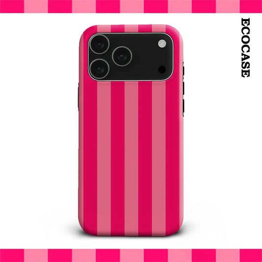 Pink Vertical Stripes IPhone17 Must-Haves Phone Case for IPhone 17 16 15 14 13 12 11 Pro Max Plus Double-layer Back Cover