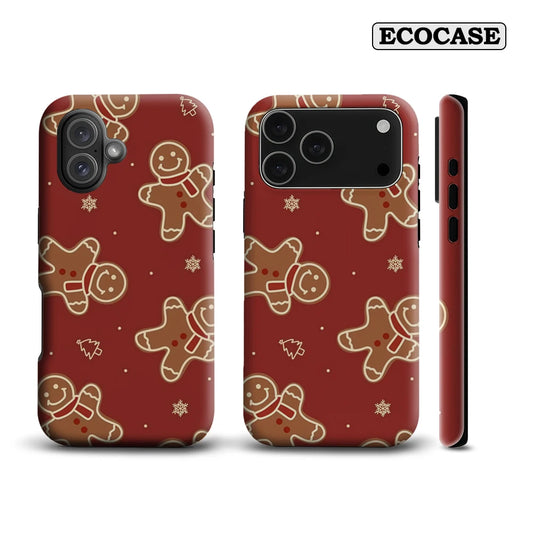 Christmas Gingerbread Men IPhone17 Must-Haves Phone Case for IPhone 17 16 15 14 13 12 11 Pro Max Plus Double-layer Back Cover