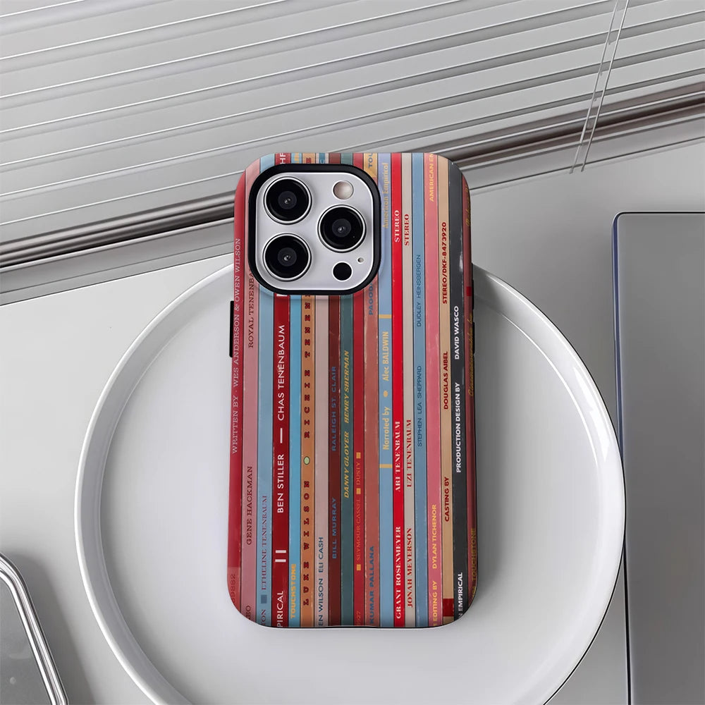 Book Arrangement IPhone17 Must-Haves Phone Case for IPhone 17 16 15 14 13 12 Pro Max Plus Double-layer Back Cover